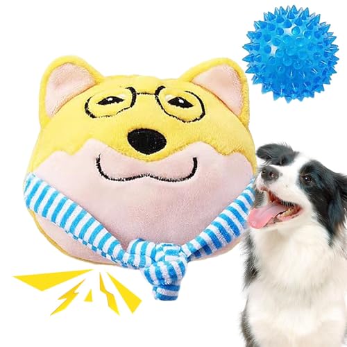 ycezw Schnüffelspielzeug für Hunde, interaktives Plüsch-Hundespielzeug mit Quietschball, weich, bissfest, Zahnreinigung, Kauspielzeug für Langeweile und Stimulation ycezw Schnüffelspielzeug für Hunde, interaktives Plüsch-Hundespielzeug mit Quietschball, weich, bissfest, Zahnreinigung, Kauspielzeug für Langeweile und Stimulation von ycezw
