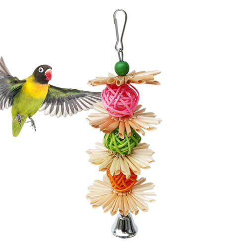ycezw Schredderspielzeug für Vögel, Spielzeug Bird, Interaktives Set | buntes Futtersuchspielzeug mit Metallhaken für Wellensittiche, kleine und Finken, Reibe ycezw Schredderspielzeug für Vögel, Spielzeug Bird, Interaktives Set | buntes Futtersuchspielzeug mit Metallhaken für Wellensittiche, kleine und Finken, Reibe von ycezw
