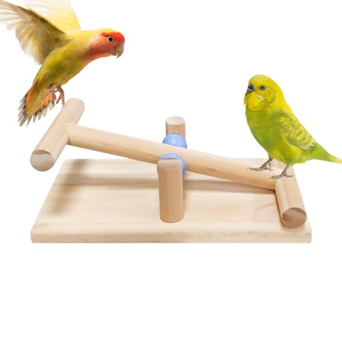 ycezw Toys Du, Spielzeug Für Vögel | Kommen Holz Für Vögel - Interaktives Lovebird -Accessoires -Spielzeug Für Macaw Copsize, Playet Play Training Tool von ycezw
