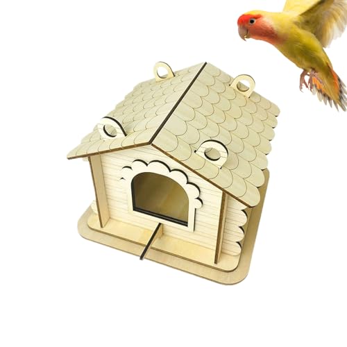 ycezw Vogelhäuser für den Außenbereich, Holz, für den Außenbereich, rustikal, natürlich, Vogelzubehör für Garten, Baum, Balkon, Terrasse, Hof, Park ycezw Vogelhäuser für den Außenbereich, Holz, für den Außenbereich, rustikal, natürlich, Vogelzubehör für Garten, Baum, Balkon, Terrasse, Hof, Park von ycezw