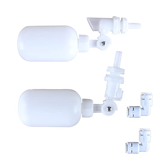 2 Pcs Schwimmerventil Aquarium, schwimmerventil klein, Schwimmer Kugelhahn, Seitlich und oben montiertes Schwimmerventil mit verstellbarem Arm für Teiche, Viehtränke, Luftbefeuchter, Wassereimer 2 Pcs Schwimmerventil Aquarium, schwimmerventil klein, Schwimmer Kugelhahn, Seitlich und oben montiertes Schwimmerventil mit verstellbarem Arm für Teiche, Viehtränke, Luftbefeuchter, Wassereimer von yeemeen