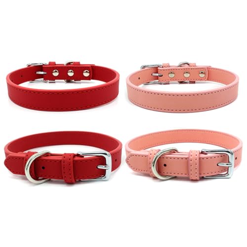 2 robuste Katzenhalsbänder für Kätzchen: Outdoor-Party, Heimtraining, tragbare, einfache Katzenhalsbänder, Kunstleder 2 robuste Katzenhalsbänder für Kätzchen: Outdoor-Party, Heimtraining, tragbare, einfache Katzenhalsbänder, Kunstleder von yeeplant