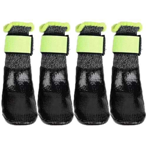 4 x elastische Hundestiefel: leicht, warm, verstellbar, Haustierpfotenschutz für Welpen 4 x elastische Hundestiefel: leicht, warm, verstellbar, Haustierpfotenschutz für Welpen von yeeplant