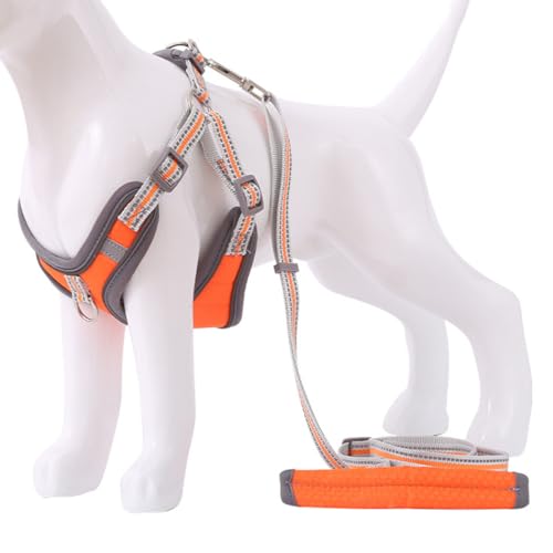 Ausbruchsichere, atmungsaktive, reflektierende Leine, Nylon, gepolsterte Weste, Spazierengehen, Hund, Katze, Größe S Ausbruchsichere, atmungsaktive, reflektierende Leine, Nylon, gepolsterte Weste, Spazierengehen, Hund, Katze, Größe S von yeeplant