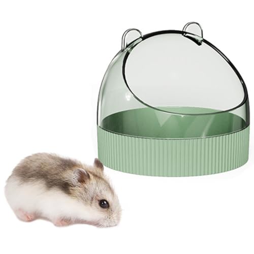Auslaufsicherer und waschbarer Napf für Kleintiere – transparenter Kunststoff, rutschfest, für Mäuse und Hamster, Futter- und Wassernapf von yeeplant