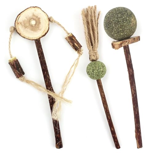 Beißspielzeug für Katzen mit Katzenminze, lustiges Kätzchen-Zahnreinigung, 3 Stück, nützliche Silvervine Sticks Beißspielzeug für Katzen mit Katzenminze, lustiges Kätzchen-Zahnreinigung, 3 Stück, nützliche Silvervine Sticks von yeeplant