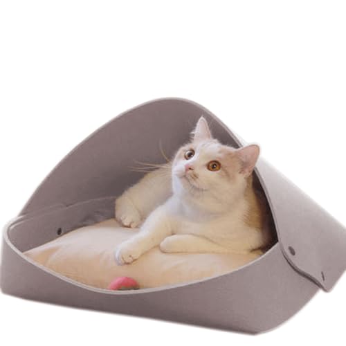 Betten für Katzen – Haustier-Schlafbett, kreativ, waschbares Zubehör für Katzenschlafsack von yeeplant