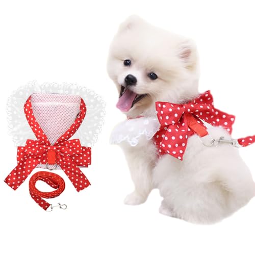 Bowknot Harness Set for Kitten and Puppy - Decorative Bow Tie Harness von yeeplant