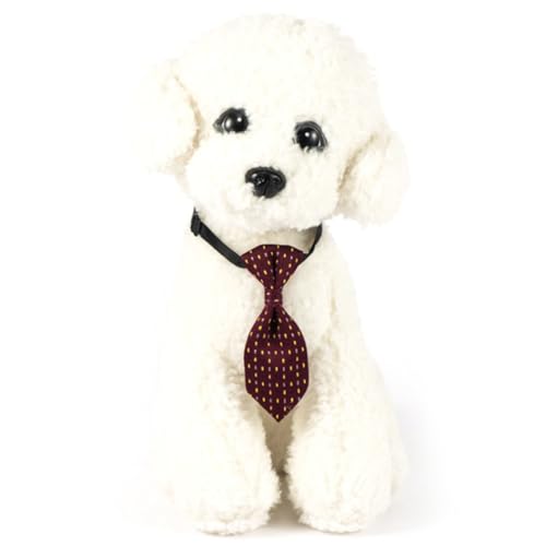 Elastische, niedliche dekorative Hunde-Party-Krawatte für Partys, elegante Haustiere, verstellbare Stoff-Krawatte von yeeplant