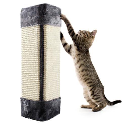 Faltbare Sisal-Kratzmatte für Katzen - Interaktive Kätzchen-Kratzmatte mit Schutzdesign für Möbel von yeeplant