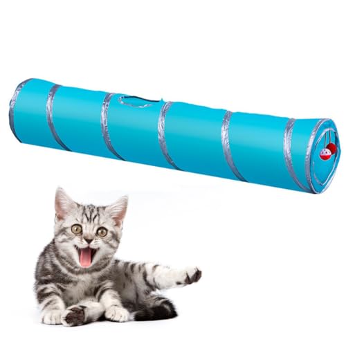 Faltbares Kätzchen-Tunnelspielzeug mit verspieltem Ball, interaktives, atmungsaktives und leichtes Katzenrohr von yeeplant
