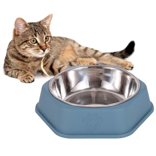 Futternapf für Hunde, mit Boden, Leckerli-Haustiernapf, tragbar, Edelstahl, Mahlzeit, Welpen, wiederverwendbar, Fressen Futternapf für Hunde, mit Boden, Leckerli-Haustiernapf, tragbar, Edelstahl, Mahlzeit, Welpen, wiederverwendbar, Fressen von yeeplant