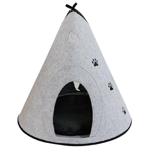 Gemütliche schöne tragbare Katzenhöhle für Haustiere: Filz Fun Nest & Covered Soft Bed für Kätzchen und Katzen Gemütliche schöne tragbare Katzenhöhle für Haustiere: Filz Fun Nest & Covered Soft Bed für Kätzchen und Katzen von yeeplant