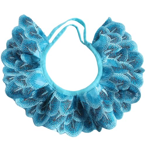 Halstuch-Lätzchen mit weihnachtlichem Vintage-Stil, bestickt, Spitze, Retro, klassisches Halsband, Haustierzubehör, atmungsaktiv Halstuch-Lätzchen mit weihnachtlichem Vintage-Stil, bestickt, Spitze, Retro, klassisches Halsband, Haustierzubehör, atmungsaktiv von yeeplant