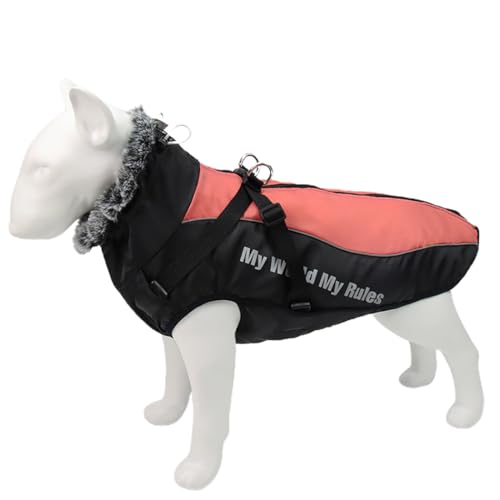 Handgefertigter atmungsaktiver wasserdichter Mantel für große Hunde – Sicherheits-Haustierbekleidung, reflektierende Hunde-Winterjacke, Spazierengehen Handgefertigter atmungsaktiver wasserdichter Mantel für große Hunde – Sicherheits-Haustierbekleidung, reflektierende Hunde-Winterjacke, Spazierengehen von yeeplant