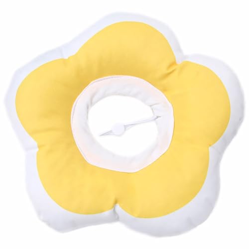 Healing Puppy Pet Cone for Kitten Adjustable Surgery Recovery Flower Soft Design Neck Cat Collar von yeeplant