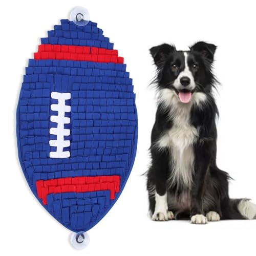 Interaktive Rugby-Matte für Hunde, tragbar, rutschfest, weich, für Zuhause, lustiges Spiel, langsames Füttern, weich, für den Innenbereich von yeeplant