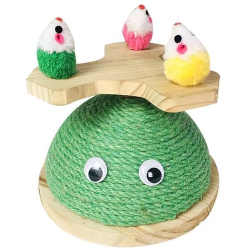 Interaktiver Sisal-Maus-Kratzer für Katzen, rutschfest und dekorativ Interaktiver Sisal-Maus-Kratzer für Katzen, rutschfest und dekorativ von yeeplant