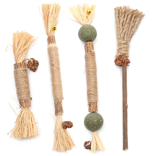 Interaktives Katzenminze-Stick-Spielzeug – Zahnendes Kätzchen-Spielzeug, lustige Zahnpflege für Katzen, Silvervine Sticks Spielzeug Interaktives Katzenminze-Stick-Spielzeug – Zahnendes Kätzchen-Spielzeug, lustige Zahnpflege für Katzen, Silvervine Sticks Spielzeug von yeeplant