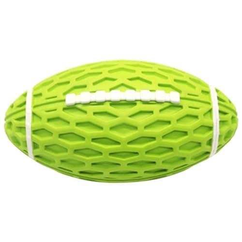 Kauball für Hunde aus Gummi zum Zahnen: quietschendes Spielzeug, tragbare Rugby-Form für Welpen und Outdoor-Aktivitäten, groß, mittel, klein Kauball für Hunde aus Gummi zum Zahnen: quietschendes Spielzeug, tragbare Rugby-Form für Welpen und Outdoor-Aktivitäten, groß, mittel, klein von yeeplant