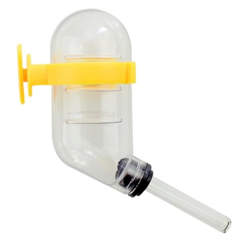 【Kein Tropfen hängende Wasserflasche für Hamster】Große Kapazität, rutschfester und auslaufsicherer Kunststoffspender für Käfig 【Kein Tropfen hängende Wasserflasche für Hamster】Große Kapazität, rutschfester und auslaufsicherer Kunststoffspender für Käfig von yeeplant