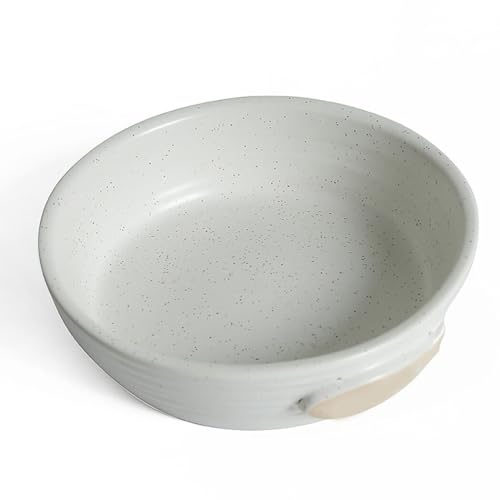 Keramik-Napf für Welpen, Einzelnapf, Haustier-Wassernapf, breit, lustig, Vintage-Fütterung von yeeplant