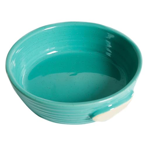 Niedlicher Vintage-Futternapf für Haustiere, lustig, Keramik, Einzelnapf für Welpen, Katze, Wassernapf, breit Niedlicher Vintage-Futternapf für Haustiere, lustig, Keramik, Einzelnapf für Welpen, Katze, Wassernapf, breit von yeeplant