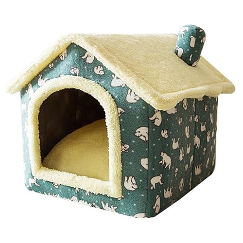 Niedliches, weiches Plüsch, waschbar, gemütlich, warm, Hausbett, Höhle, Hundenest, Haustier-Schlafbett für Katzen Niedliches, weiches Plüsch, waschbar, gemütlich, warm, Hausbett, Höhle, Hundenest, Haustier-Schlafbett für Katzen von yeeplant