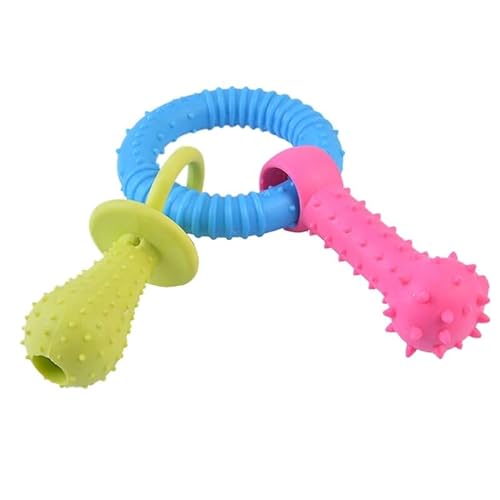 Pet Tething Rubber Bite Toy for Dogs, Durable Dog Chew Toy, Funny Chew Ring Proof Dog Toy von yeeplant