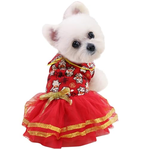 Prinzessinnenkleid für Hunde – lässig, schön, modisch, atmungsaktiv, festlicher Urlaub Haustierbekleidung Prinzessinnenkleid für Hunde – lässig, schön, modisch, atmungsaktiv, festlicher Urlaub Haustierbekleidung von yeeplant