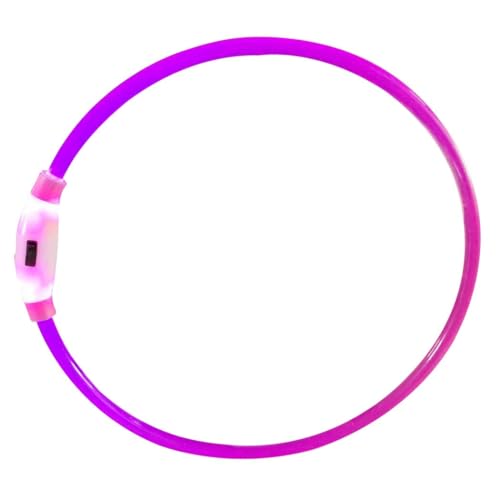 Sicherheitshalsband für Haustiere, USB wiederaufladbar: modische blinkende LED für Hunde, nachts sichtbar für große, mittelgroße und kleine Tiere Sicherheitshalsband für Haustiere, USB wiederaufladbar: modische blinkende LED für Hunde, nachts sichtbar für große, mittelgroße und kleine Tiere von yeeplant