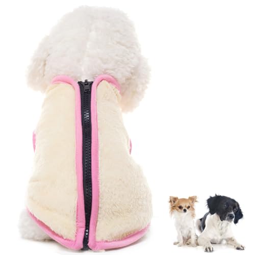 Süßer Hundepullover, warm, modisch, dekorativ, ärmellos, für Welpen, Baumwolle, Winterweste, atmungsaktiv, für Kätzchen, Jungen, Mädchen von yeeplant