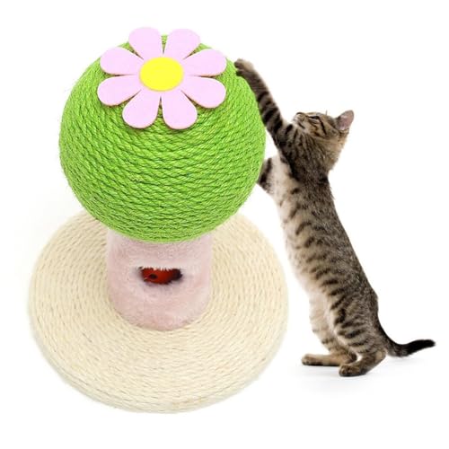 Tragbarer niedlicher Kaktus-Katzenbaum, Kletterbaum mit Ball, großes Kätzchen-Training, Übungs-Kratzbaum Tragbarer niedlicher Kaktus-Katzenbaum, Kletterbaum mit Ball, großes Kätzchen-Training, Übungs-Kratzbaum von yeeplant