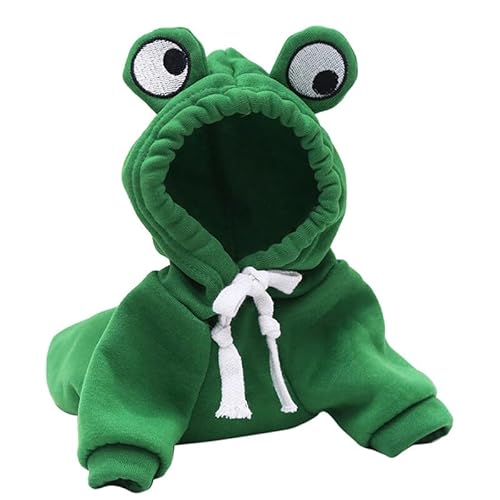 Verstellbarer, lustiger Pullover, warm, atmungsaktiv, Frosch, mit Kapuze, dekorativ, wiederverwendbar, für kaltes Wetter Verstellbarer, lustiger Pullover, warm, atmungsaktiv, Frosch, mit Kapuze, dekorativ, wiederverwendbar, für kaltes Wetter von yeeplant