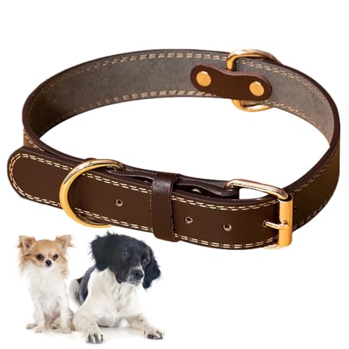 Verstellbares Hundehalsband, einzigartig, weich, modisch, robust, einfach, leicht, für kleine Haustiere, schweres Halsband von yeeplant