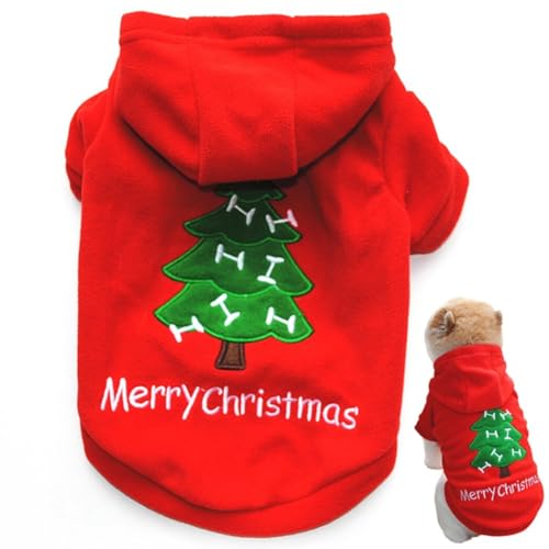 Warmer Welpen-Kapuzenpullover – atmungsaktiv, modisch, dekorativ, dick, weich, weihnachtliche Hundekleidung Warmer Welpen-Kapuzenpullover – atmungsaktiv, modisch, dekorativ, dick, weich, weihnachtliche Hundekleidung von yeeplant