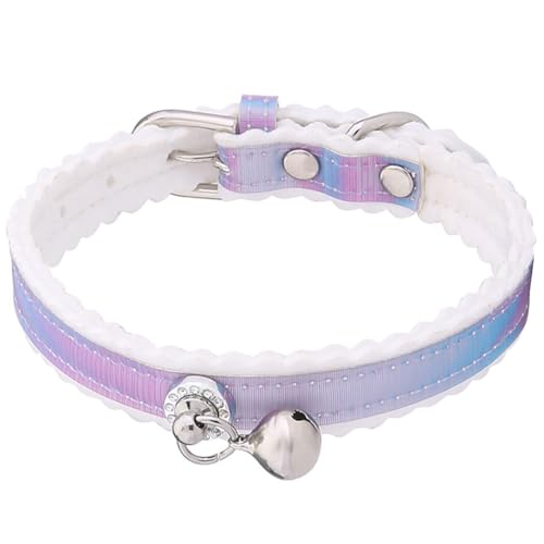 Weiches Filz-Haustierhalsband mit Glöckche: verstellbar, leicht, Sicherheits-Nackenband für Welpen und Kätzchen, waschbar Weiches Filz-Haustierhalsband mit Glöckche: verstellbar, leicht, Sicherheits-Nackenband für Welpen und Kätzchen, waschbar von yeeplant