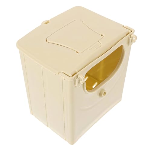 yeeplant 4 Stück Kunststoff-Vogel-Nistkästen für Sittiche, ideale sichere Bruthäuser für Wellensittiche, Lovebirds und Finken, 13 x 10 x 12 cm von yeeplant