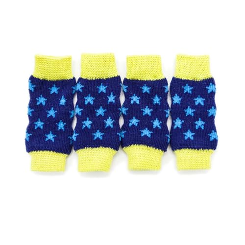 yeeplant 4 x Thermo-Hunde-Abdeckhauben aus atmungsaktiver Baumwolle: Haustier-Beinstulpen für draußen, kleine, mittelgroße und große Socken, Sternenmuster yeeplant 4 x Thermo-Hunde-Abdeckhauben aus atmungsaktiver Baumwolle: Haustier-Beinstulpen für draußen, kleine, mittelgroße und große Socken, Sternenmuster von yeeplant