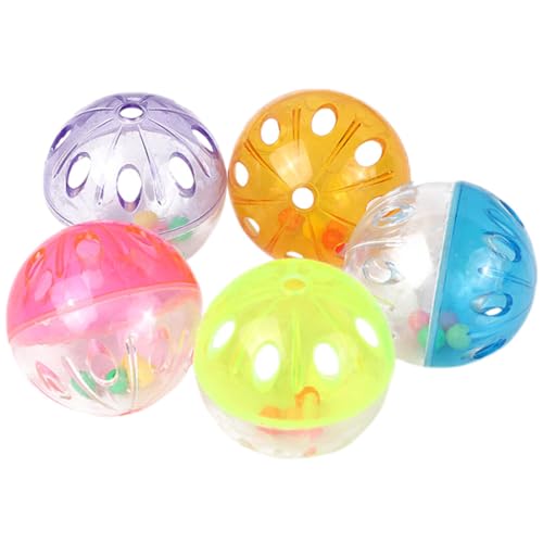 yeeplant 5 x Spielzeug-Kätzchen, hohl, niedlich, lustig, leicht, interaktiv, Kunststoff-Ball, Spielzeug für Katzen yeeplant 5 x Spielzeug-Kätzchen, hohl, niedlich, lustig, leicht, interaktiv, Kunststoff-Ball, Spielzeug für Katzen von yeeplant