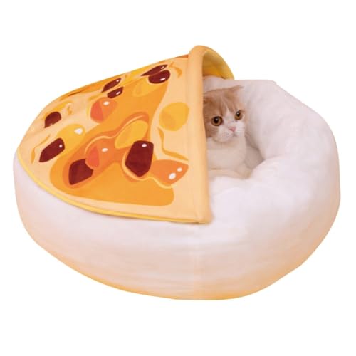 yeeplant Abnehmbares, atmungsaktives Kissen, Welpenbett, Cartoon-Design, weiches Hundebett, Höhle, Katzenbett, mit wiederverwendbarem Design yeeplant Abnehmbares, atmungsaktives Kissen, Welpenbett, Cartoon-Design, weiches Hundebett, Höhle, Katzenbett, mit wiederverwendbarem Design von yeeplant