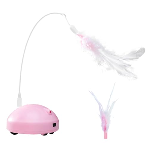yeeplant Automatisches USB-Katzenspielzeug mit Feder, interaktives lustiges Haustier-Chaser für Welpen und Kätzchen yeeplant Automatisches USB-Katzenspielzeug mit Feder, interaktives lustiges Haustier-Chaser für Welpen und Kätzchen von yeeplant