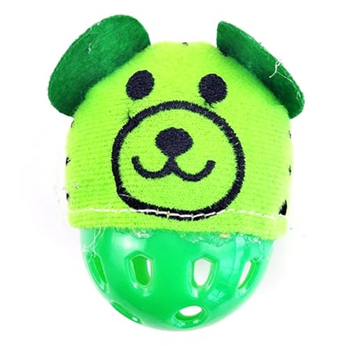 yeeplant Cartoon Bell Ball Spielzeug für Katzen - Haltbarer Kunststoff und Stoff, niedliches interaktives Spielzeug für Kätzchen yeeplant Cartoon Bell Ball Spielzeug für Katzen - Haltbarer Kunststoff und Stoff, niedliches interaktives Spielzeug für Kätzchen von yeeplant