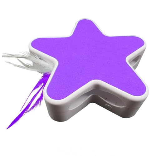 yeeplant Elektronisches Katzenspielzeug für interaktives Spielen mit Kunstfeder, langlebig und leicht, Puzzle-Roller für Kätzchen yeeplant Elektronisches Katzenspielzeug für interaktives Spielen mit Kunstfeder, langlebig und leicht, Puzzle-Roller für Kätzchen von yeeplant