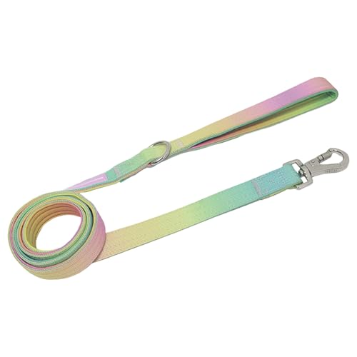 yeeplant Hundeleine mit Farbverlauf, 150 cm, bequeme Nylon-Hundeleine mit drehbarem Metallhaken, universelle Passform für alle Hunde yeeplant Hundeleine mit Farbverlauf, 150 cm, bequeme Nylon-Hundeleine mit drehbarem Metallhaken, universelle Passform für alle Hunde von yeeplant