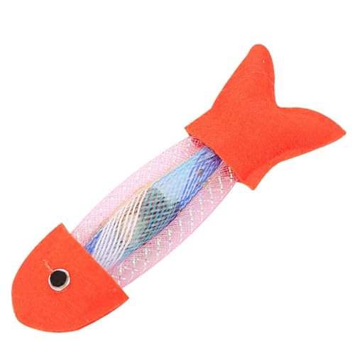 yeeplant Lustiges Kautuch in Fischform, wiederverwendbar, niedliches Katzenkauspielzeug, kleines Kätzchenspielzeug, Haustierjagd im Innenbereich yeeplant Lustiges Kautuch in Fischform, wiederverwendbar, niedliches Katzenkauspielzeug, kleines Kätzchenspielzeug, Haustierjagd im Innenbereich von yeeplant