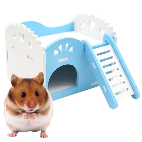 yeeplant Mit Leiter Haus Versteck Hamster Spielzeug Klettern Mini Haus Tier Kleiner Hamster von yeeplant