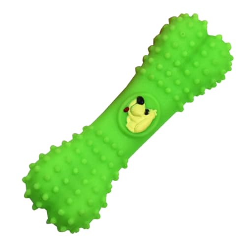 yeeplant Quietschendes Kauspielzeug für Welpen, langlebig, stacheliger Knochen, interaktives Hundespielzeug für die Zahnreinigung yeeplant Quietschendes Kauspielzeug für Welpen, langlebig, stacheliger Knochen, interaktives Hundespielzeug für die Zahnreinigung von yeeplant