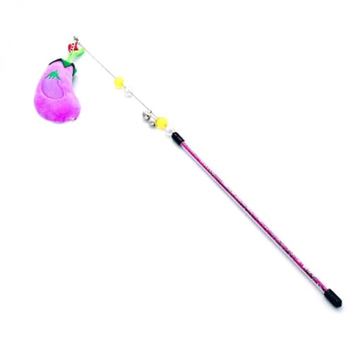yeeplant Teaser Lustiges Katzenspielzeug mit Feder, künstlicher Stab, für Kätzchen, interaktiv, Zauberstab-Kauspielzeug, Katze yeeplant Teaser Lustiges Katzenspielzeug mit Feder, künstlicher Stab, für Kätzchen, interaktiv, Zauberstab-Kauspielzeug, Katze von yeeplant