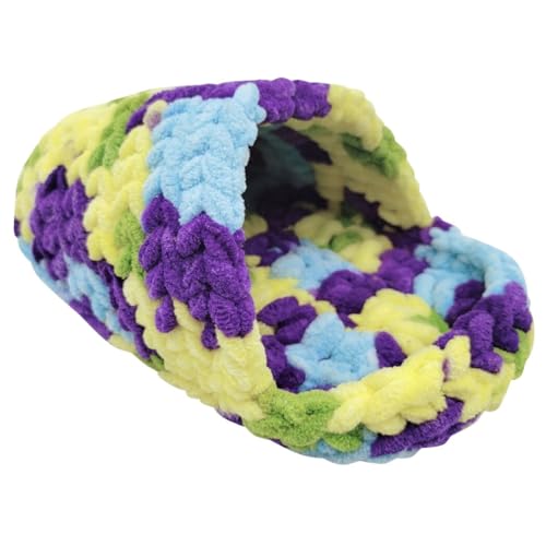yeeplant Thermo-Strick, atmungsaktiv, dickes Bett, Rennmaus, Winterpantoffel: warmes Hamsterhöhlenbett, Kleintierversteck zum Schlafen yeeplant Thermo-Strick, atmungsaktiv, dickes Bett, Rennmaus, Winterpantoffel: warmes Hamsterhöhlenbett, Kleintierversteck zum Schlafen von yeeplant